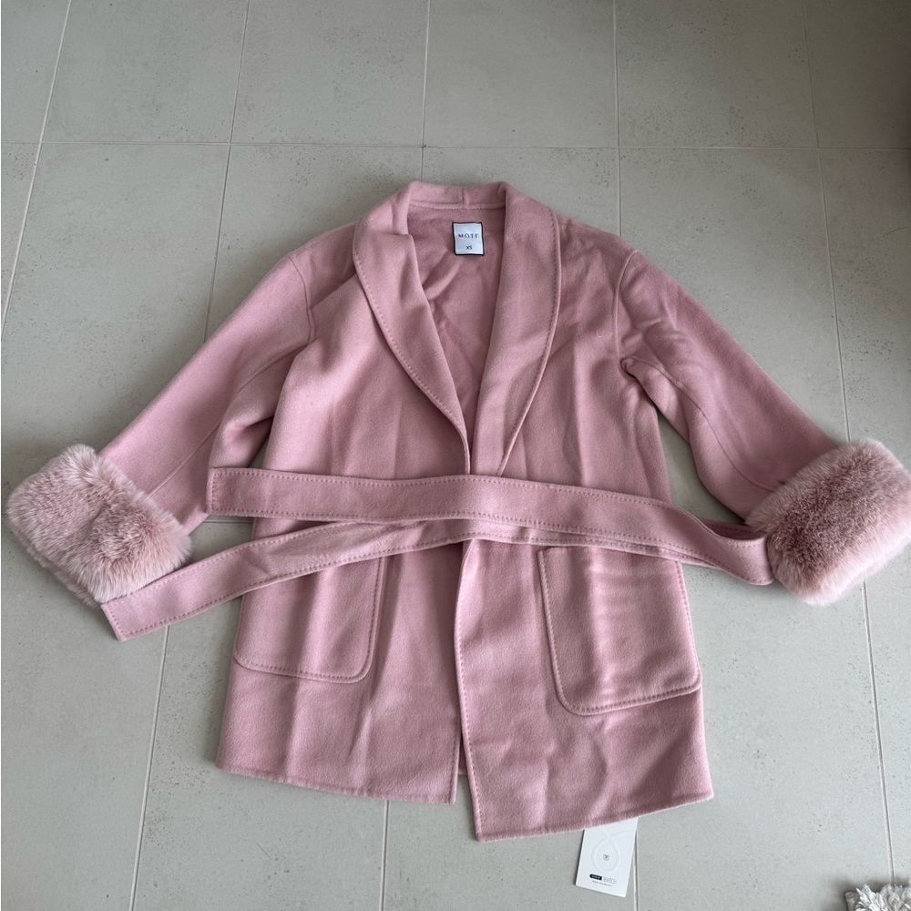 MOTF wool Pink Coat new